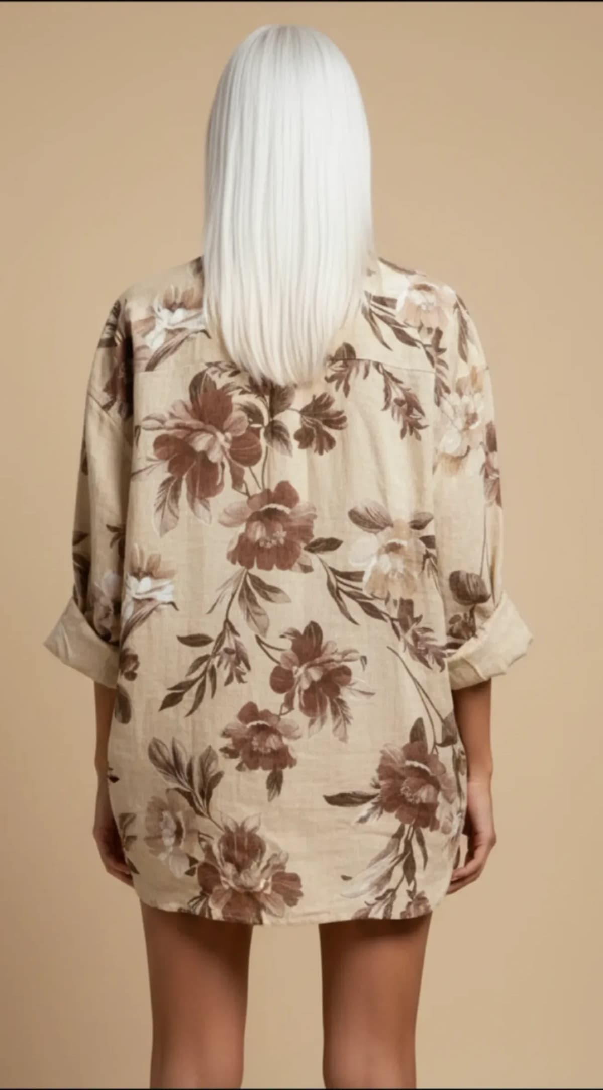 Chemise LIN, vue de détail