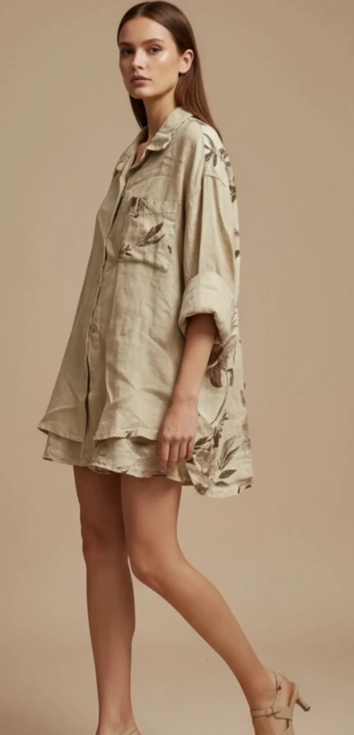 Chemise LIN, de profil