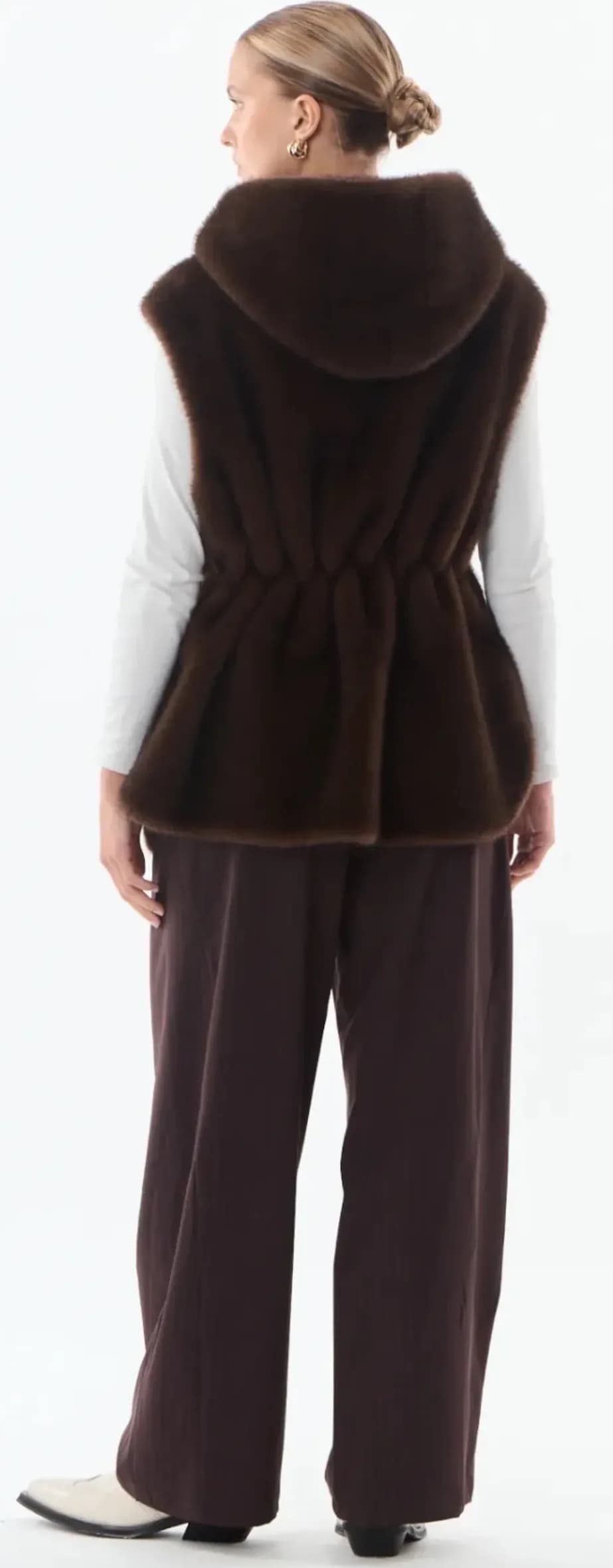 Gilet Maury en polyester, vue de détail