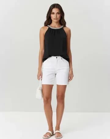 Haut CORY en polyester, de face