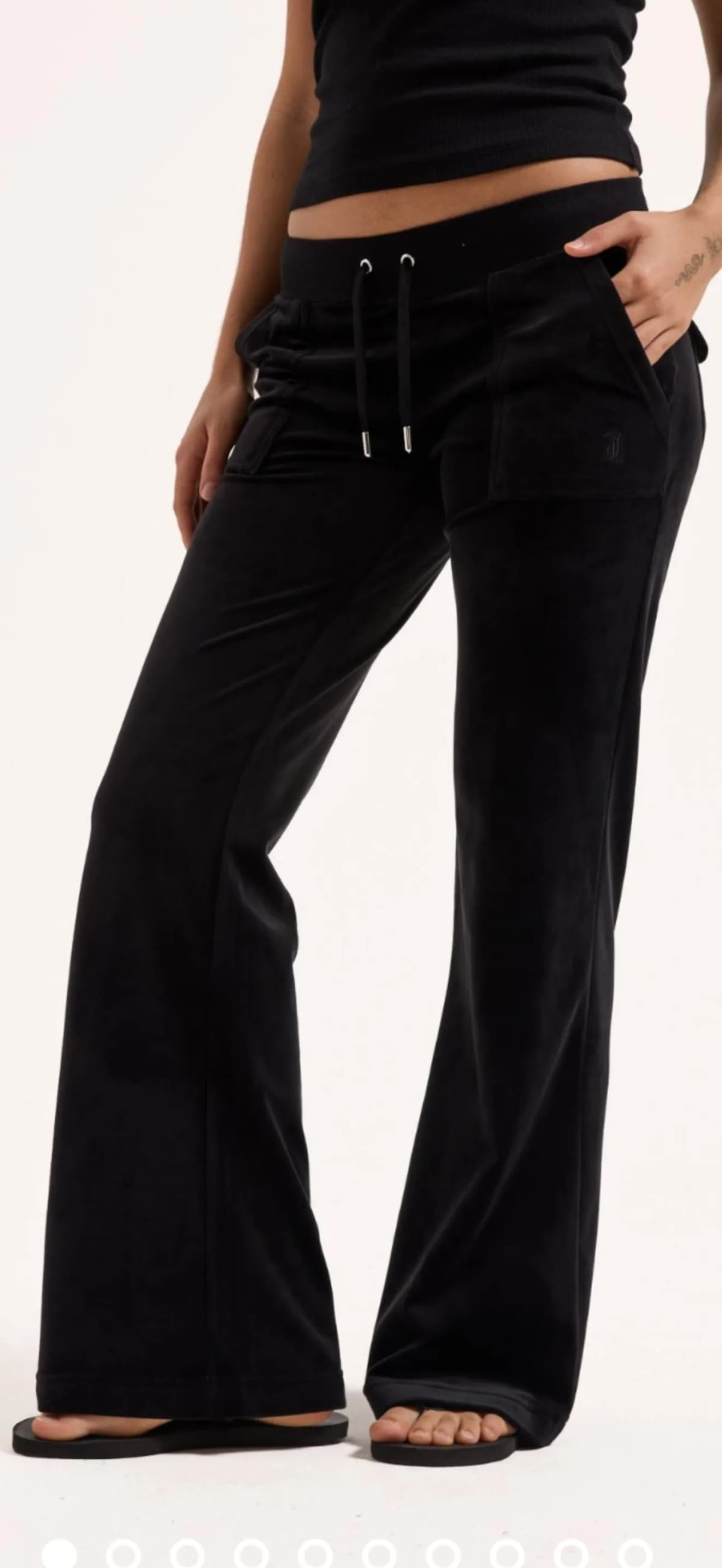 Pantalon Juicy Couture noir, de face