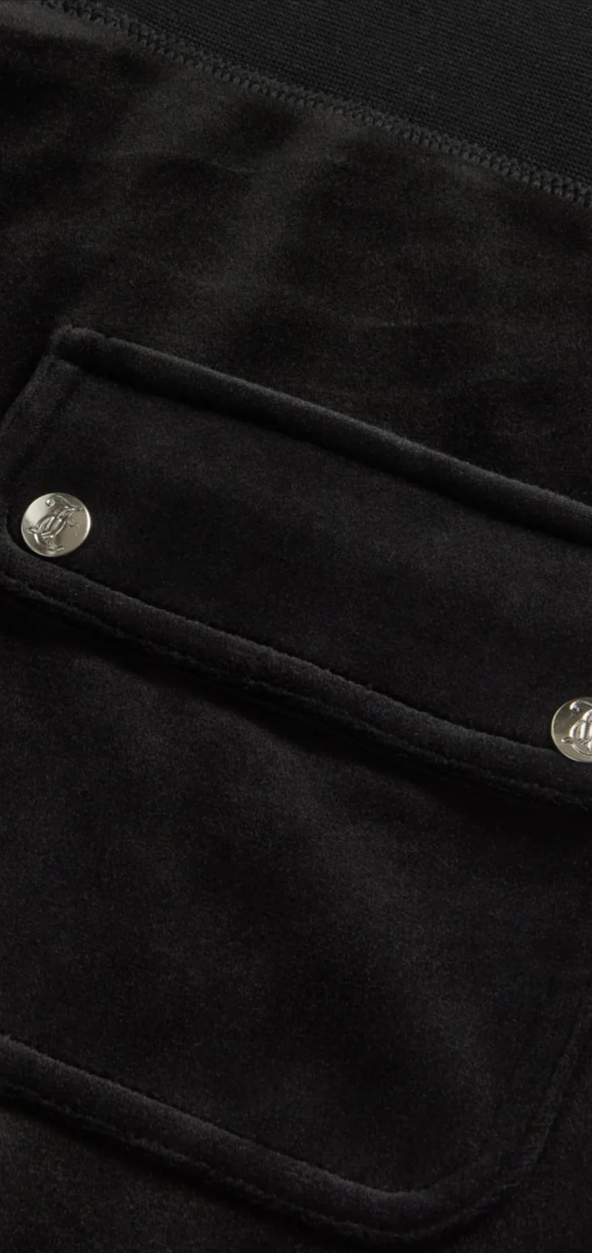 Pantalon Juicy Couture noir, à plat