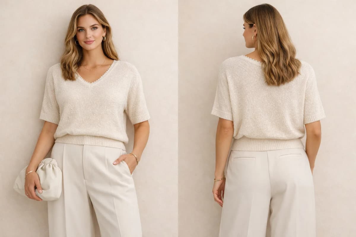 Pull Noemie, à plat