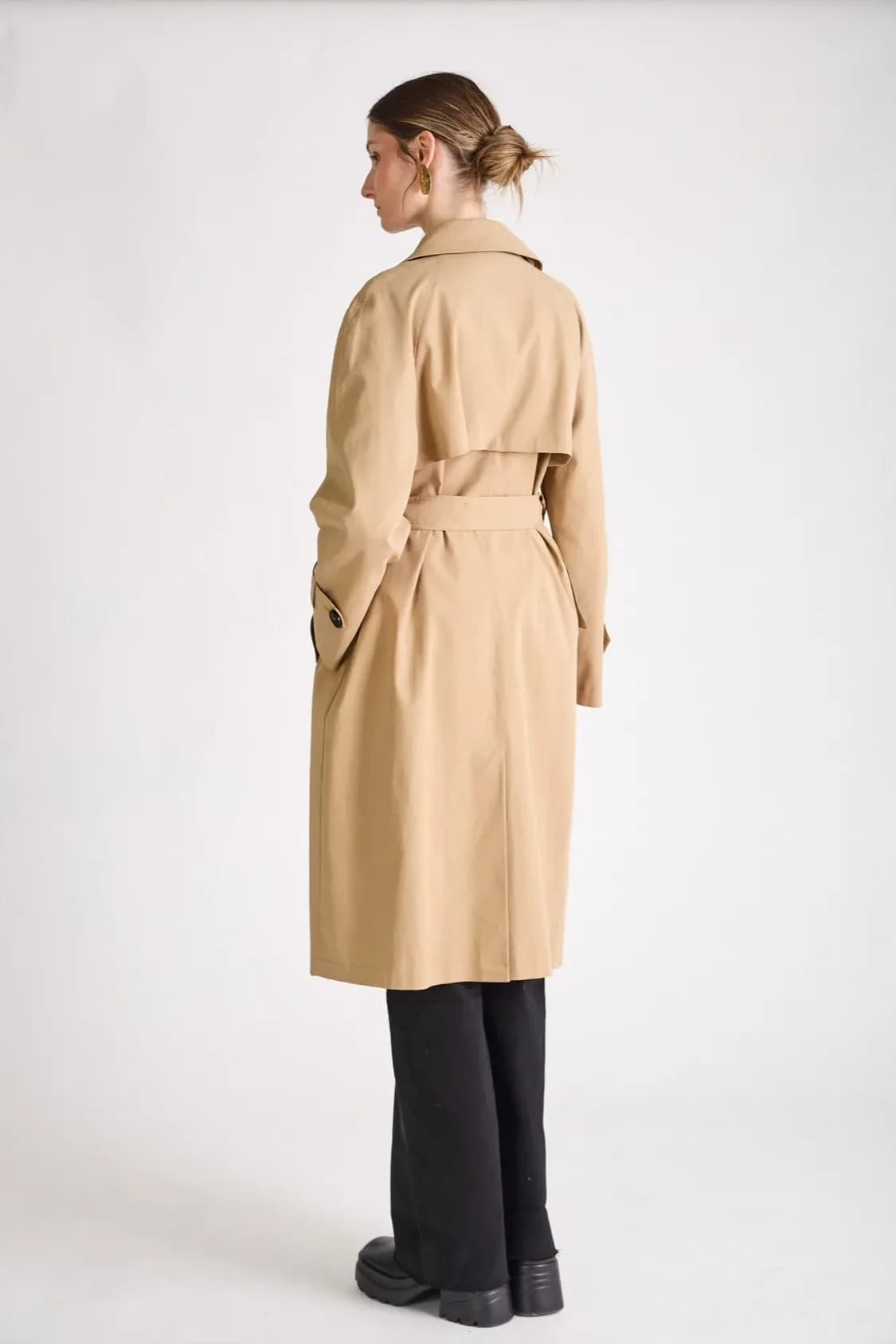 Trench Coton Scott, détail des finitions