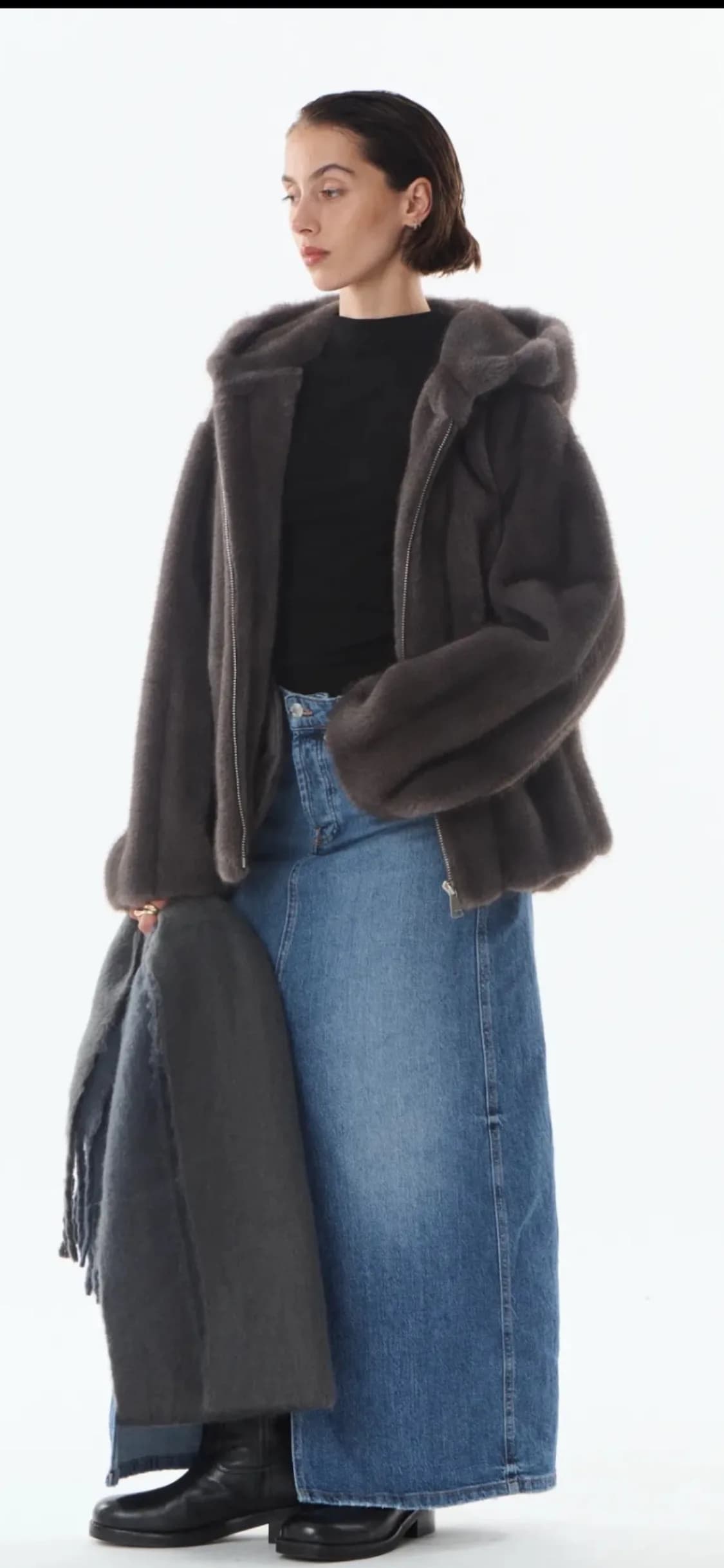 Veste Vittori en polyester, à plat