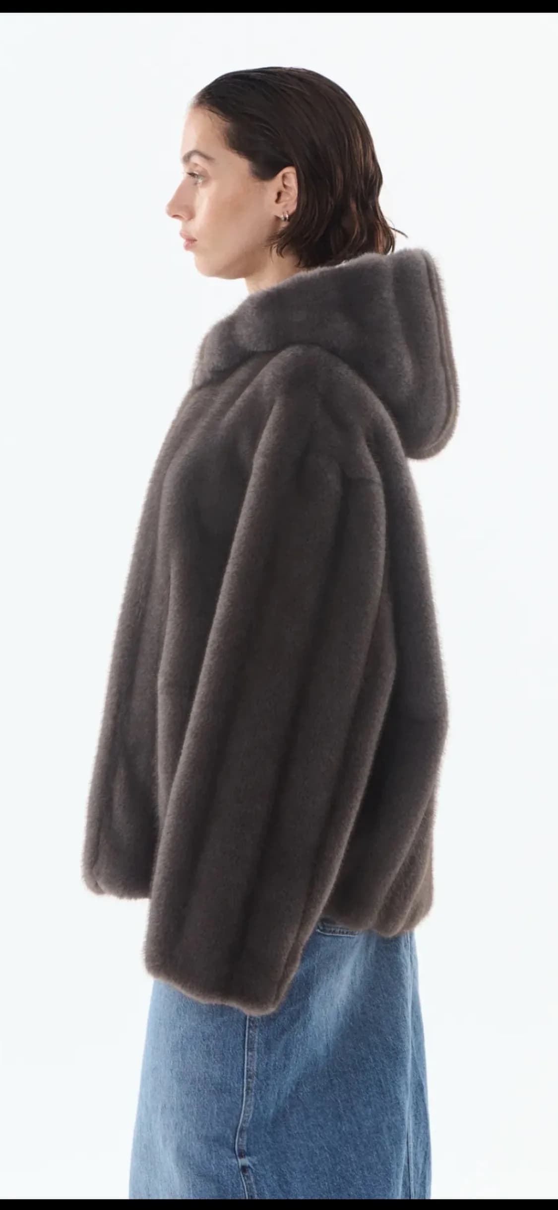 Veste Vittori en polyester, détail de la matière