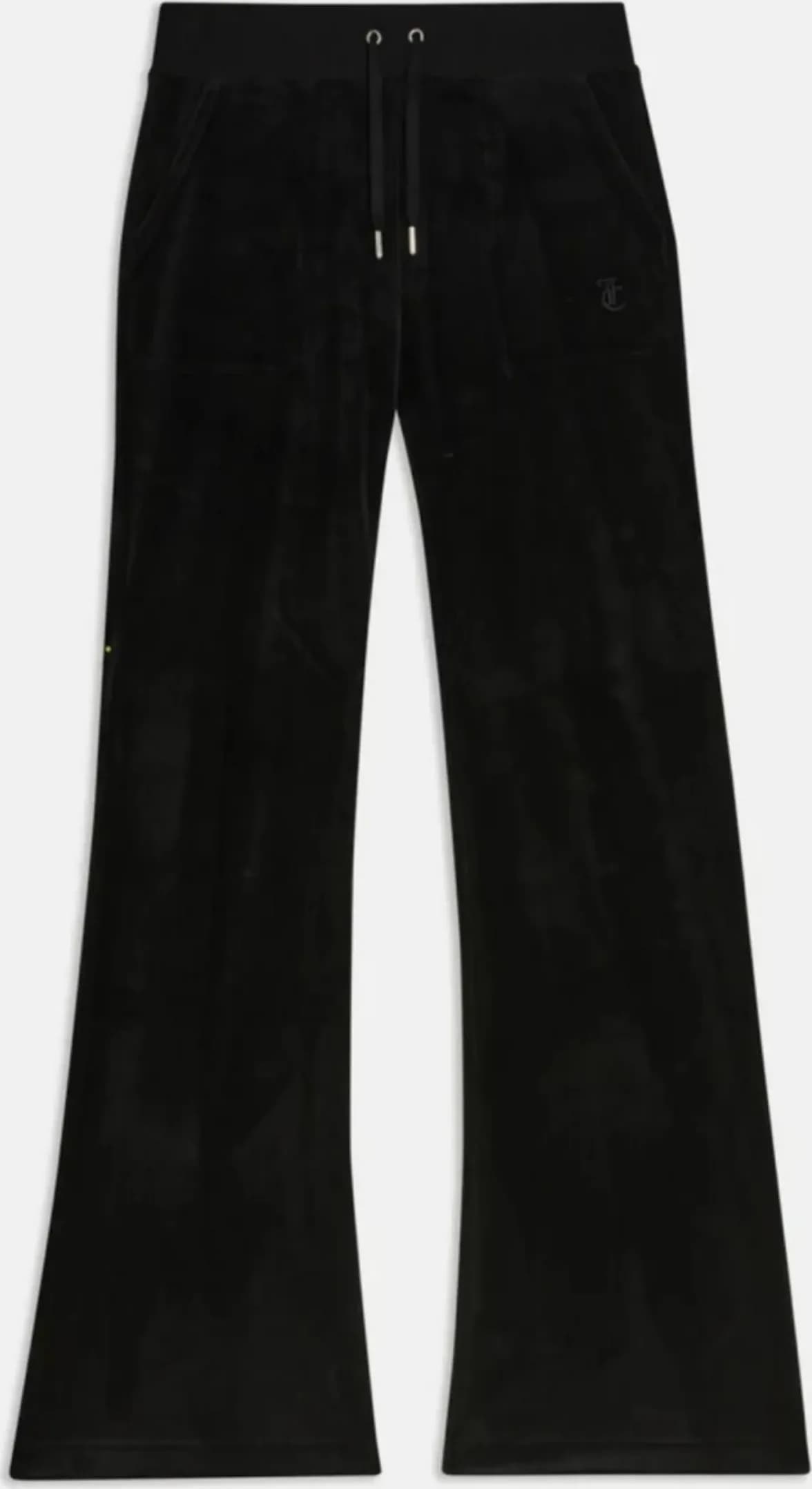 Pantalon de survêtement noir, velours, vue 2