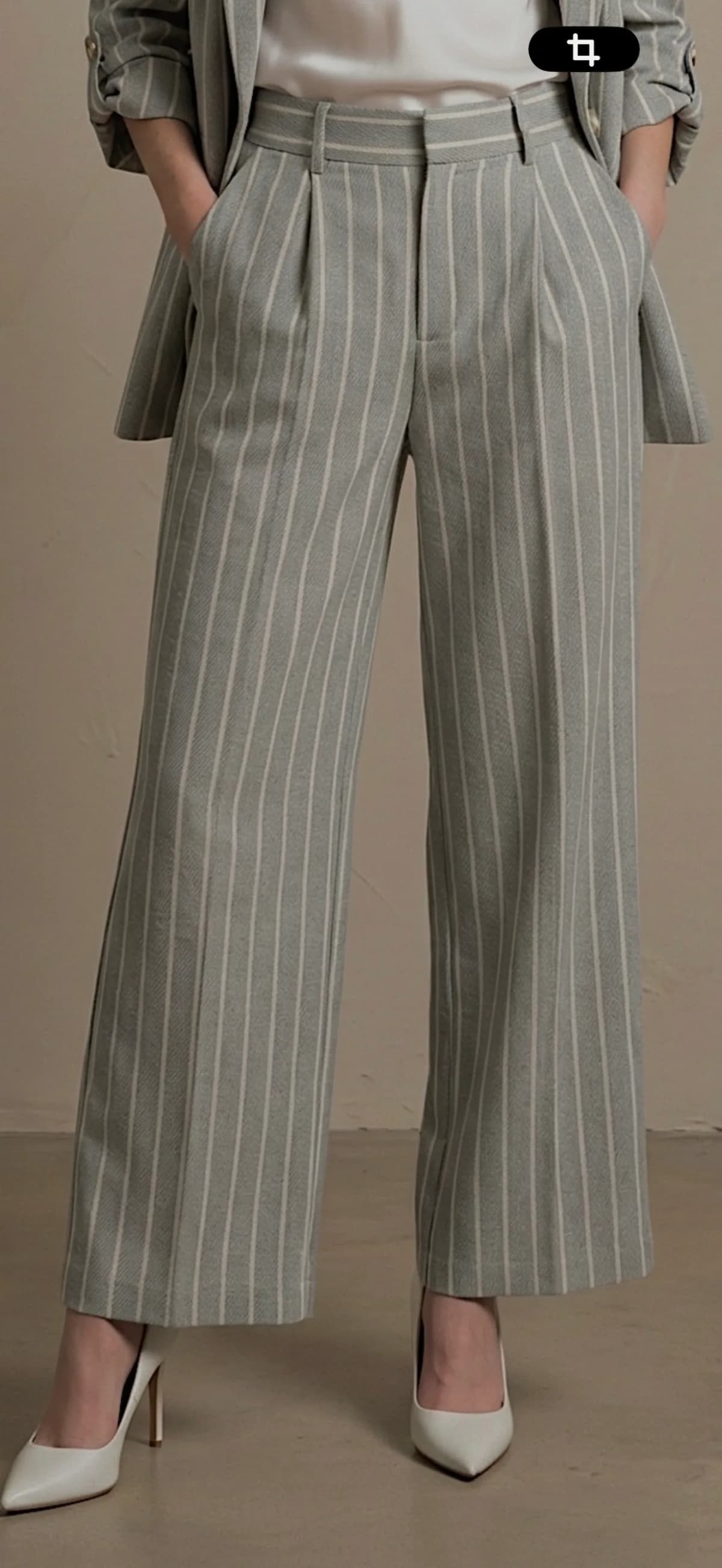 Pantalons Kristine multicolore, de face