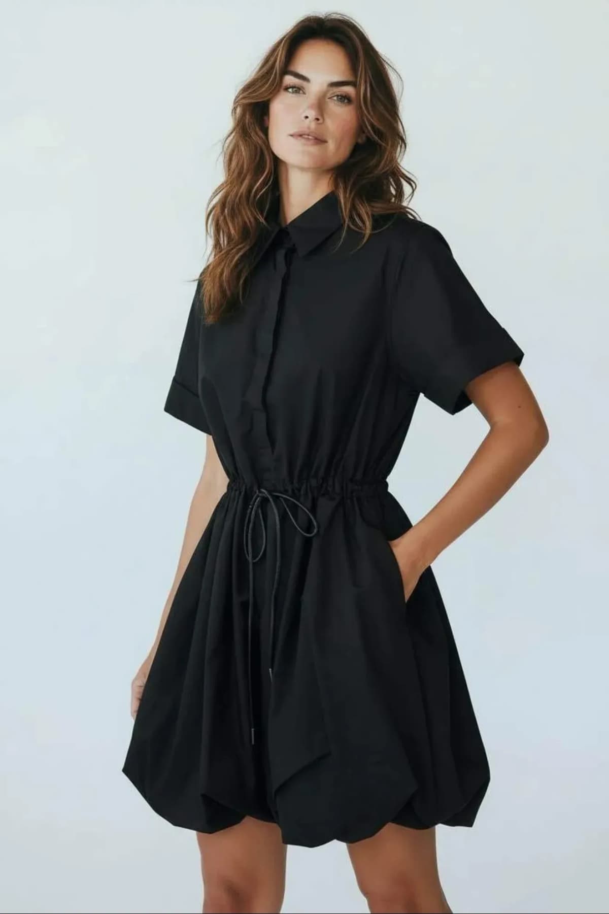 Robe Céleste noir, de face