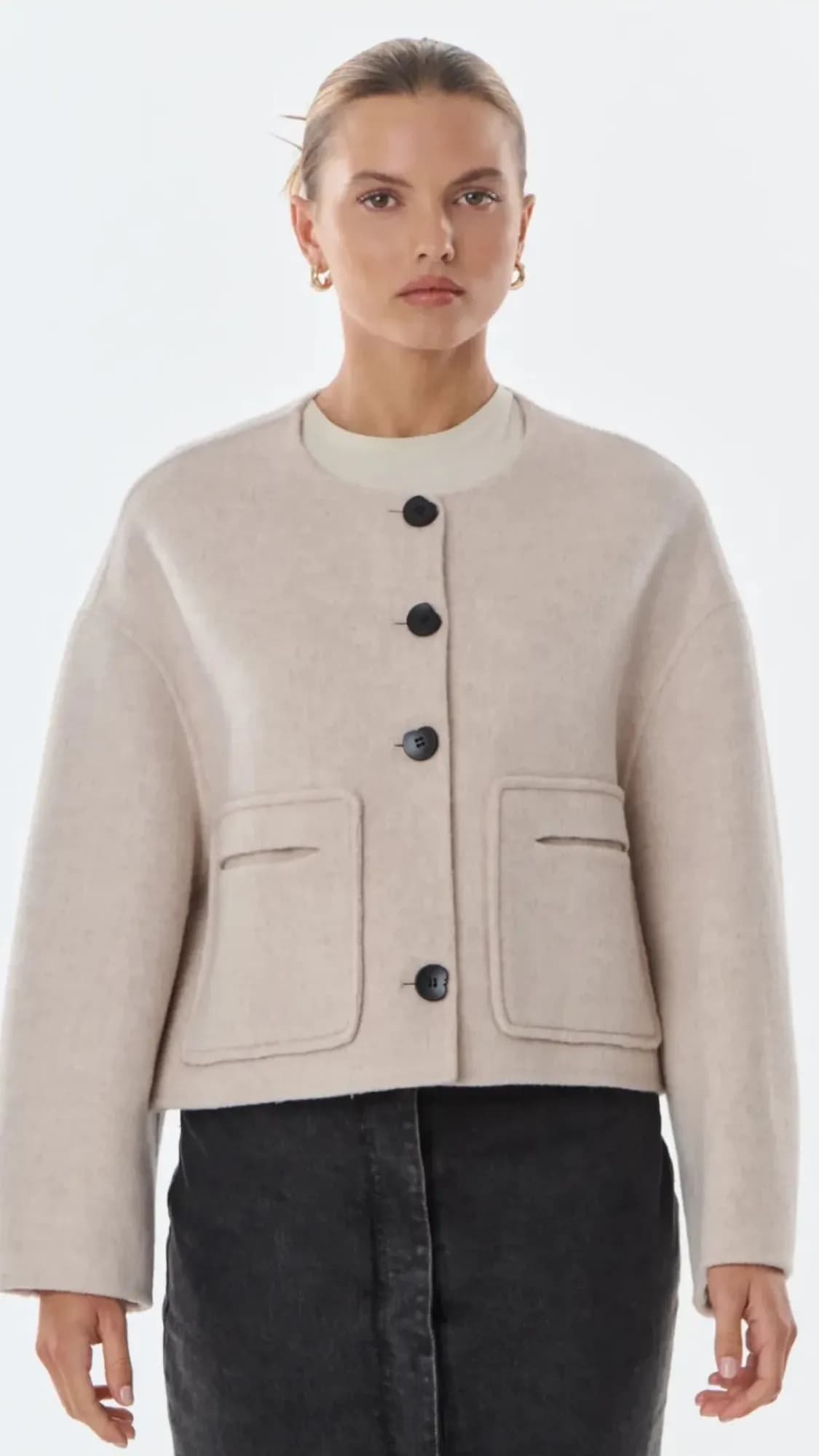 Veste Karen en laine, de face