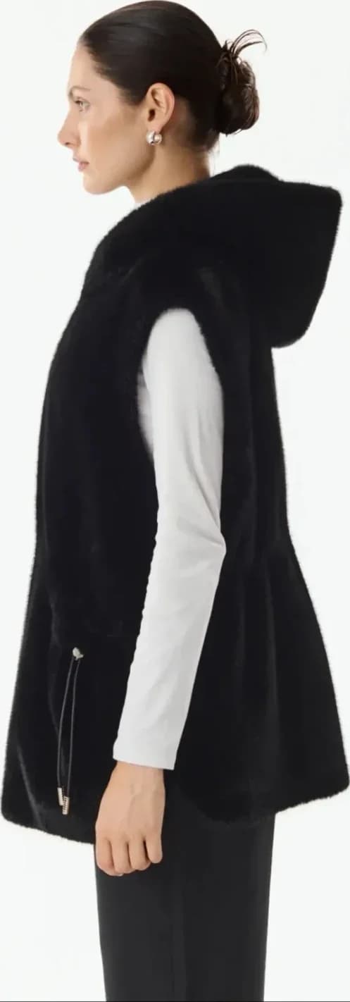 Gilet sans manches en fausse fourrure, vue 12