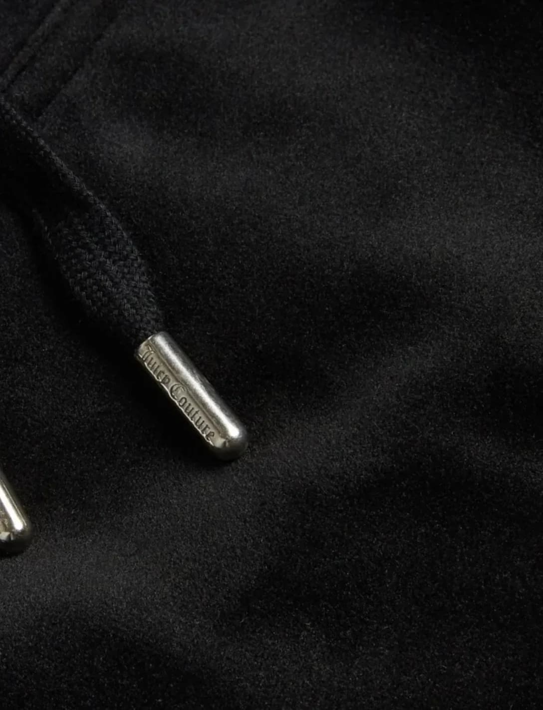 Pantalon de survêtement noir, velours, vue 6