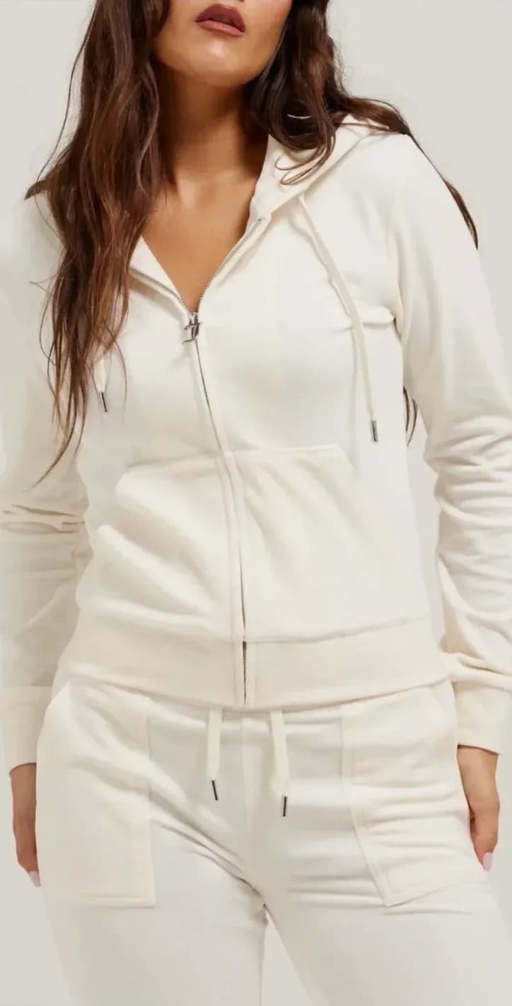Veste zippée à capuche en velours, vue 9